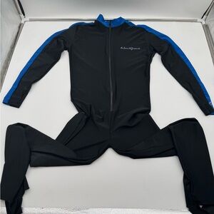 Men's NeoSport Full Body Lycra Sportskin Wetsuit - XL Black/Blue